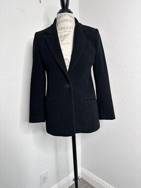 Kate Hill Wool Blazer Women's 2P Black